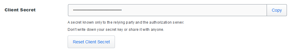 Duo client secret field