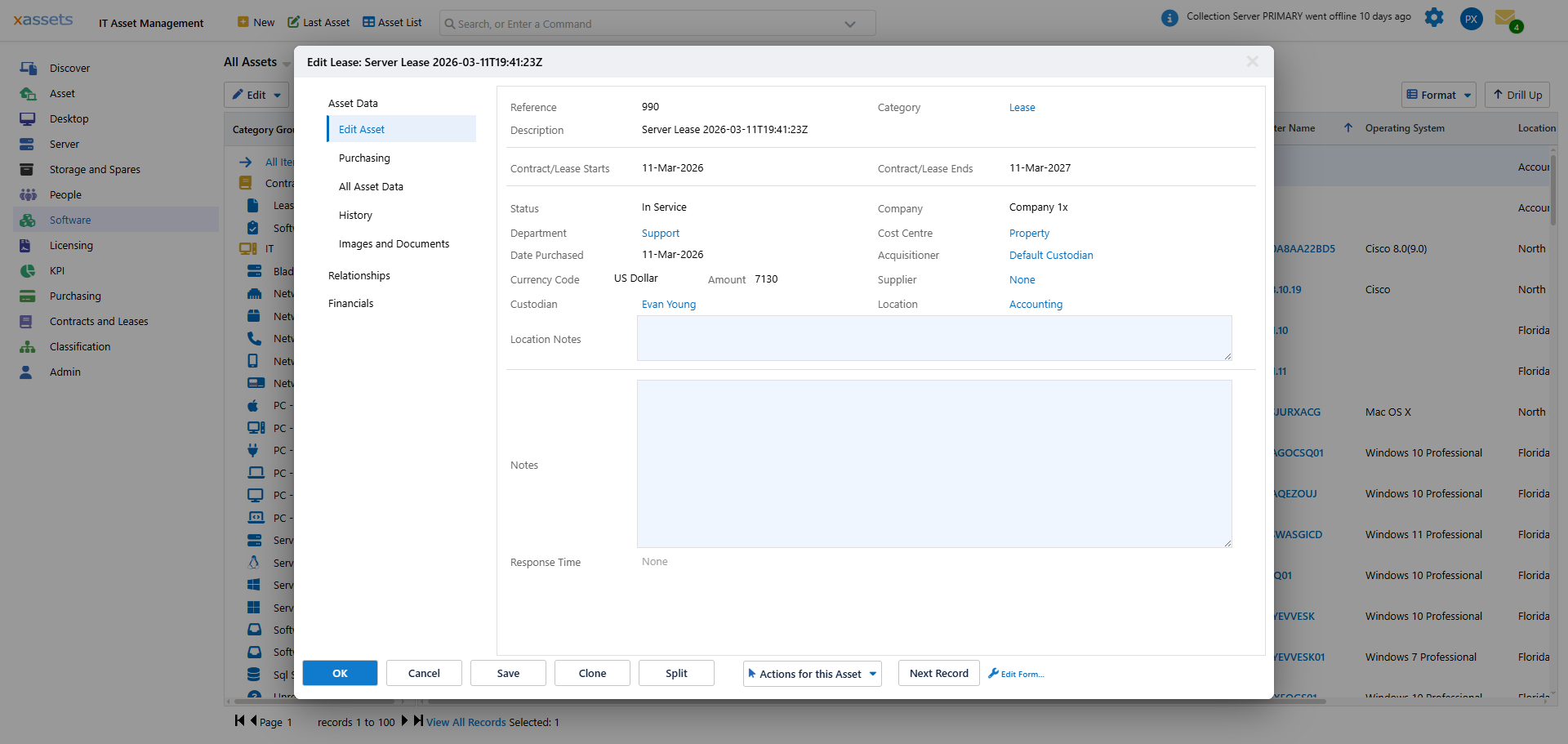 Installed software detail (image 2)