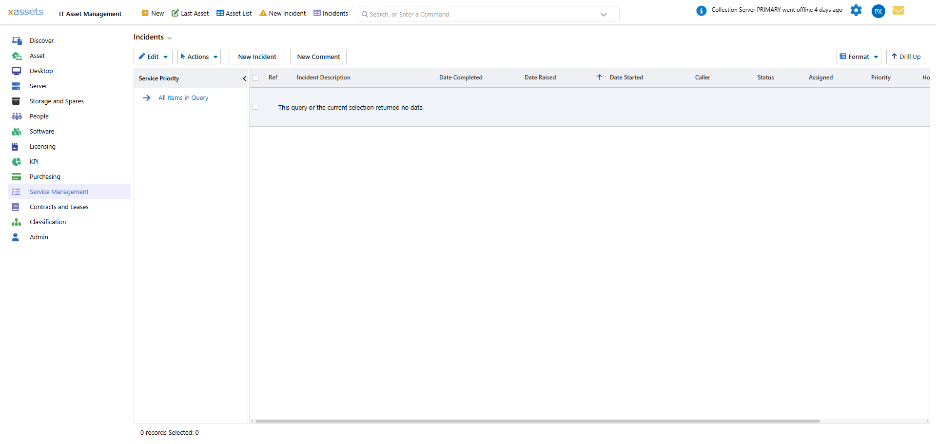 Tasks/Service Desk screen (image 6)